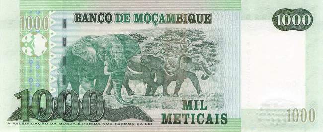 Mosambik p154a 1000 Meticais 2011